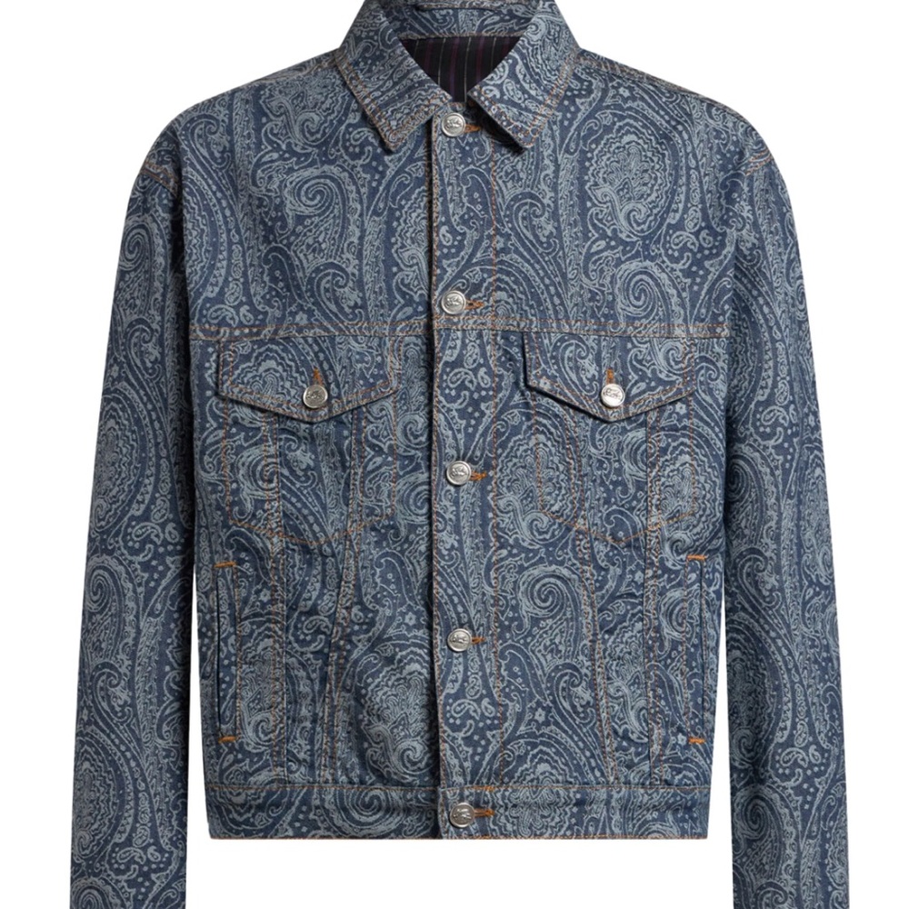 Etro Striped Paisley Jacket